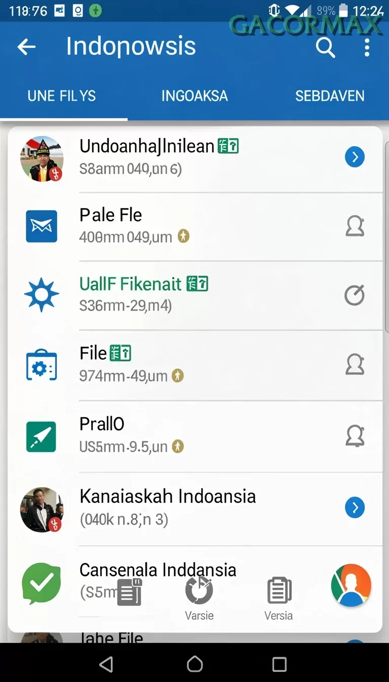 Cuplikan layar KONOHATOTO78 — menu navigasi