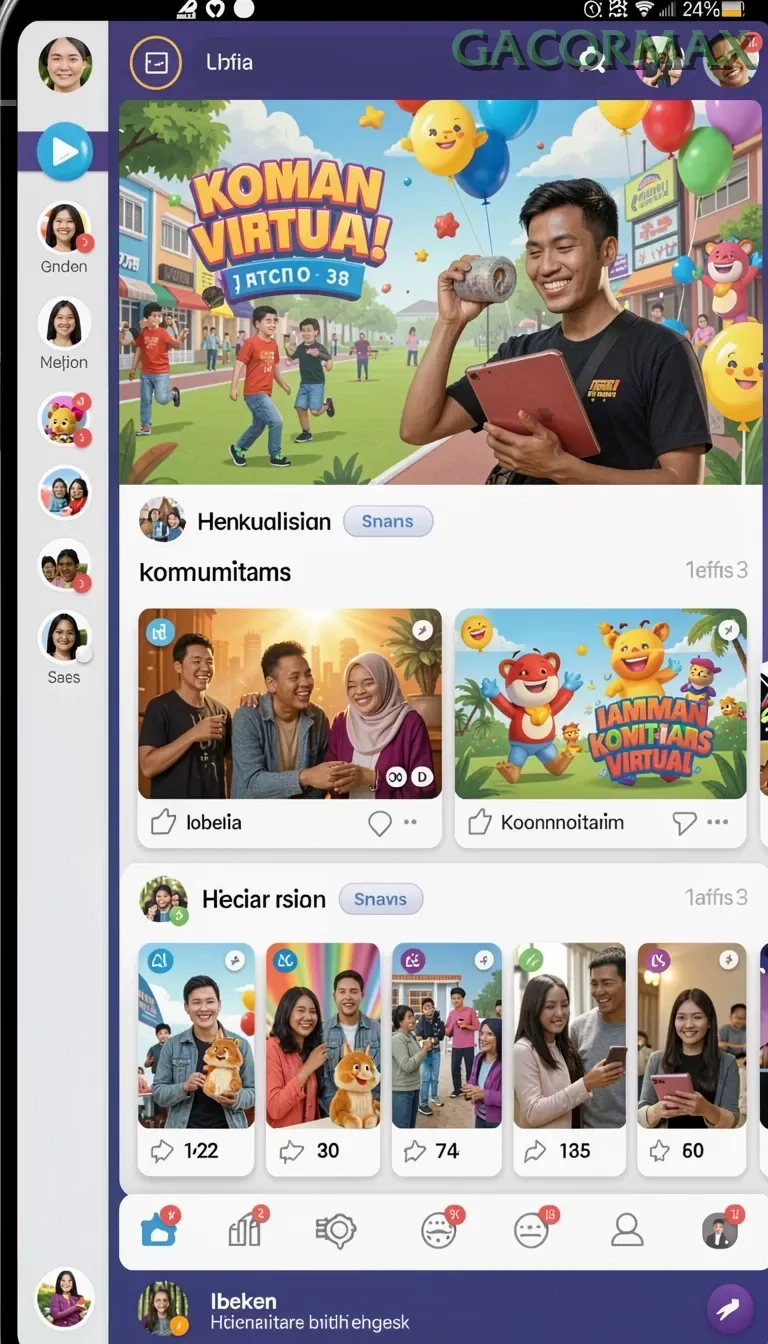 Cuplikan layar KONOHATOTO78 — aktivitas