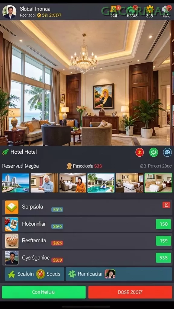 Cuplikan layar ADVANTAGES — menu navigasi